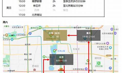 北京自助游路线安排_北京自助游路线安排及地图