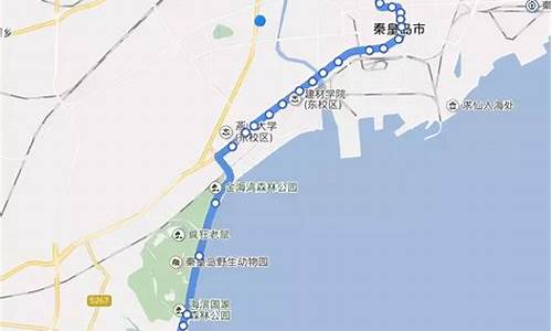 天津到秦皇岛骑行路线_天津到秦皇岛骑行路线图